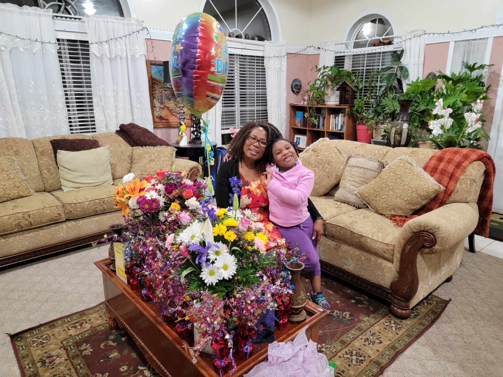 Birthday celebration with Naomi