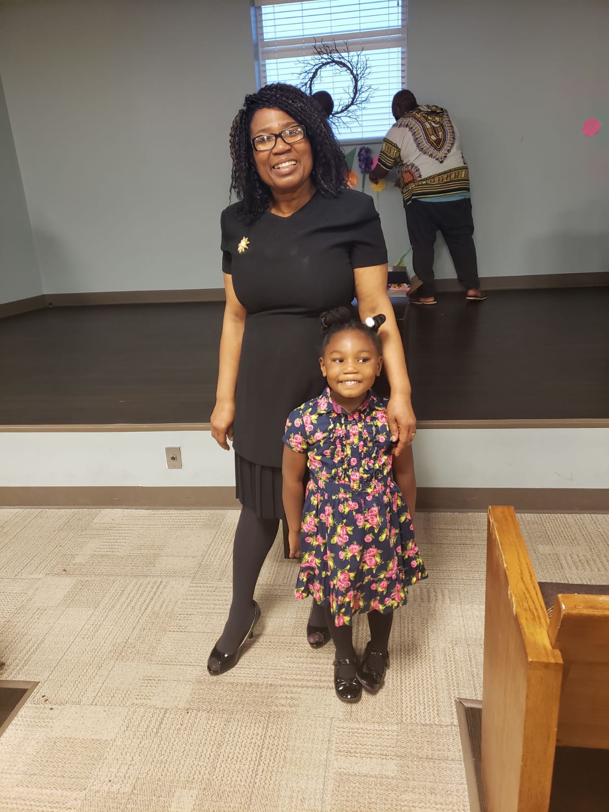 Matching church outfits